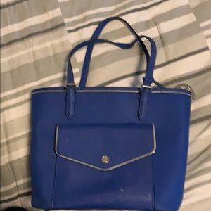 Michael Kors Jet Set blue tote